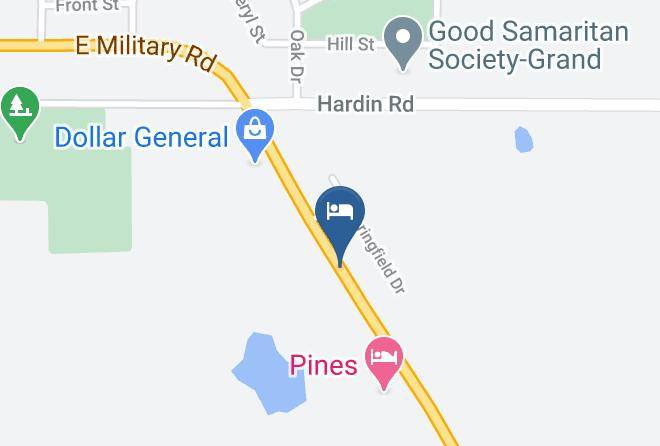 Pines Motel Map