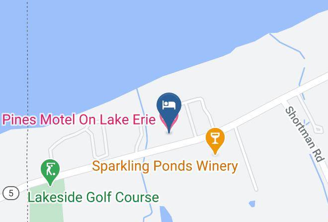 Chautauqua - Pines Motel On Lake Erie Inc Maps