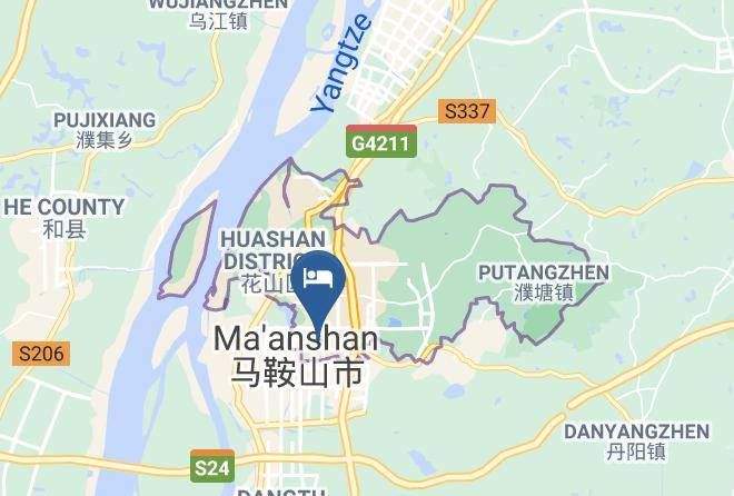 Maanshan - Pingshan Hotel Maps