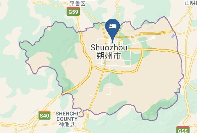 Shuozhou - Pingshuo Hotel West Gate Maps