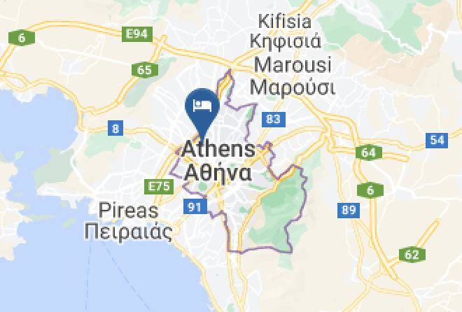 Central Athens - Pinguino Maps