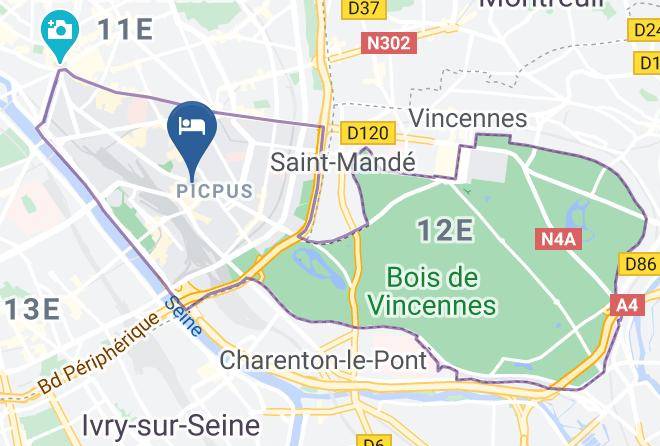 Paris - Pink Hotel Maps
