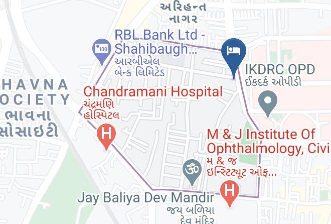 Ahmadabad - Pinky Hotel Maps