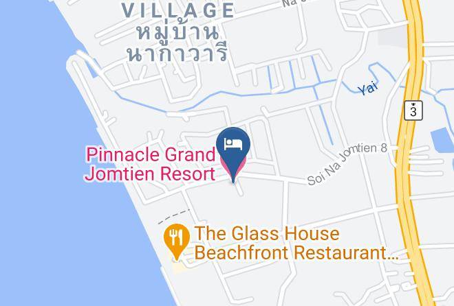 Pinnacle Grand Jomtien Resort Map
