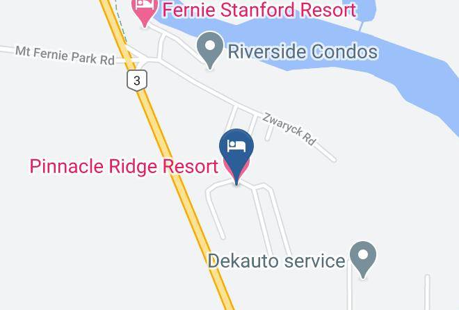 East Kootenay - Pinnacle Ridge Resort Maps