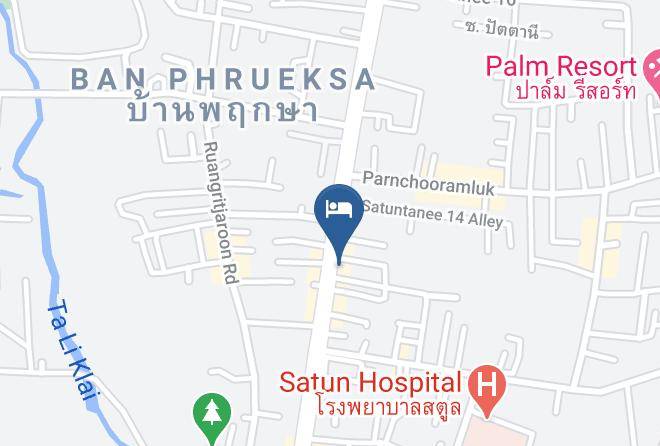 Mueang Satun District - Pinnacle Wangmai Satun Hotel Maps