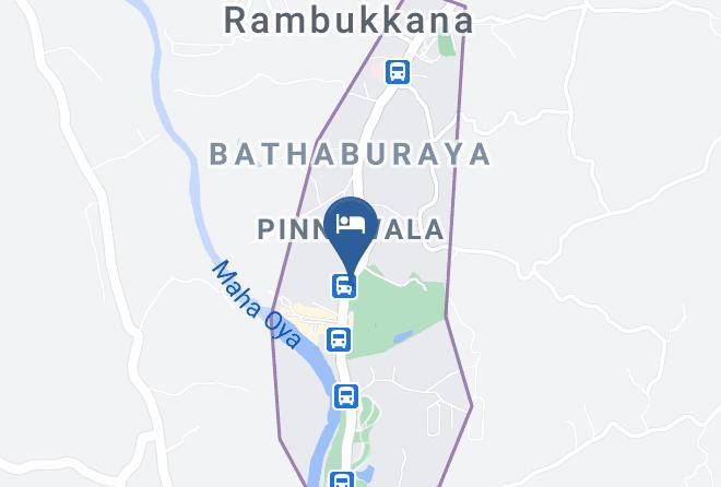 Ratnapura - Pinnawala Reach Hotel Maps