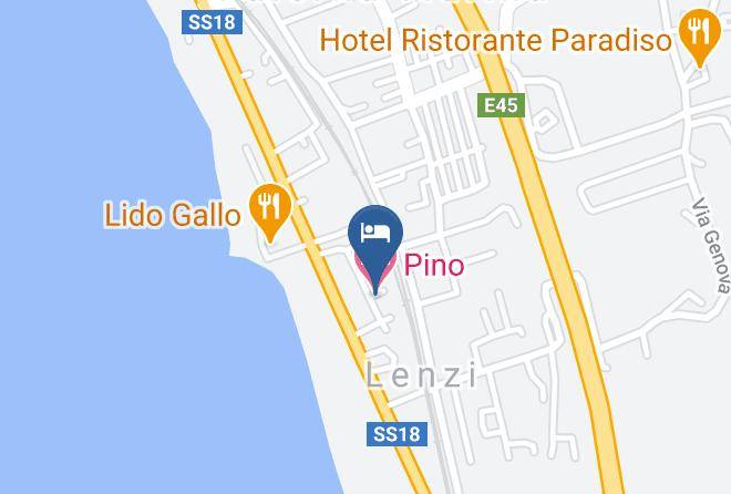 Catanzaro - Pino Hotel Maps