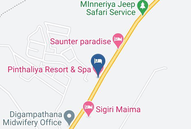 Kandy - Pinthaliya Resort & Spa Maps