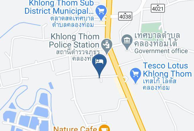 Amphoe Khlong Thom - Pinthong Resort Maps