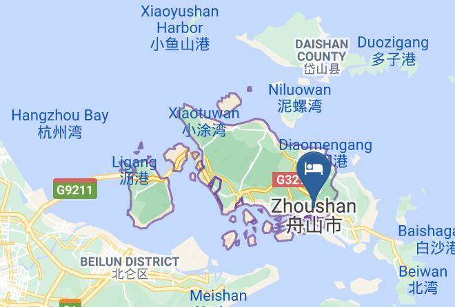 Zhoushan - Pinzhu Art Hotel Maps