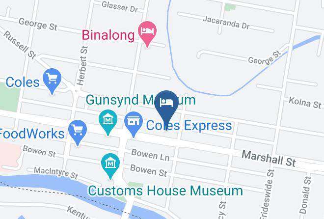 Pioneer Motel Goondiwindi Map