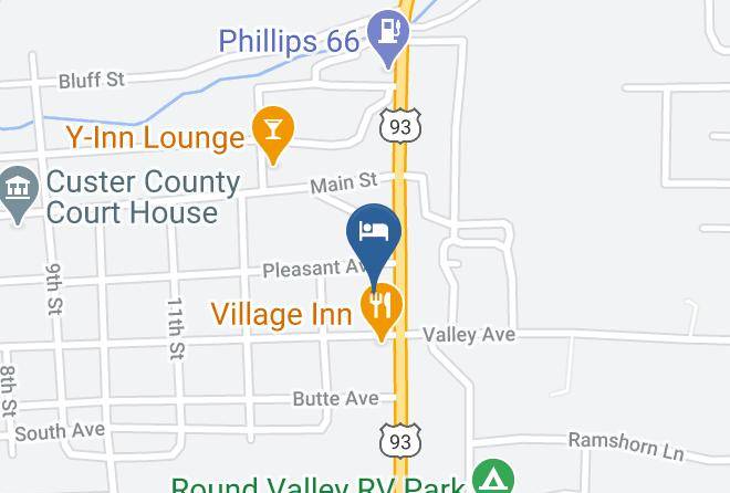 Custer - Pioneer Motel & Rv Park Maps