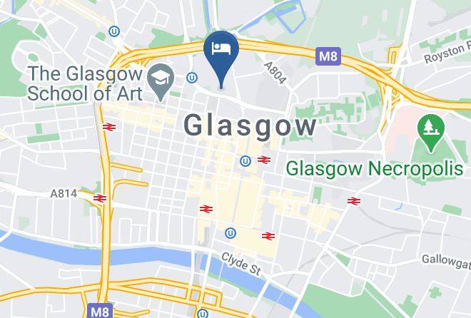 Glasgow City - Pipers Tryst Hotel Maps