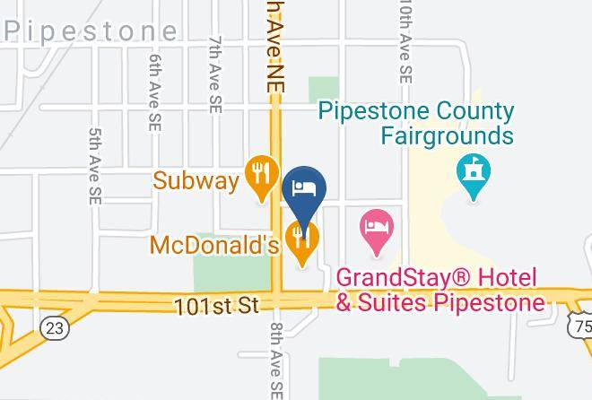 Pipestone - Pipestone Inn Maps