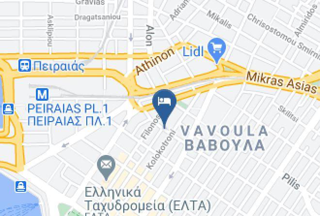 Piraeus Port Hotel Map