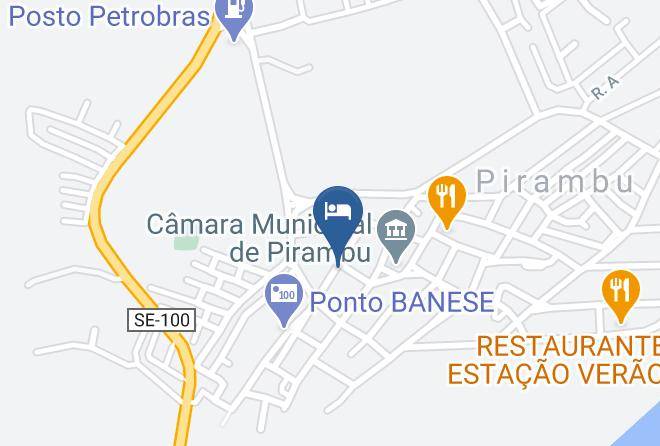 Pirambu - Piramar Pousada Maps
