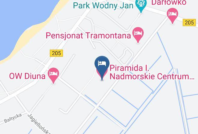 Slawnonty - Piramida I Nadmorskie Centrum Rehabilitacji Maps