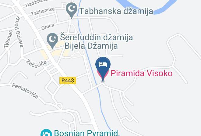 Zenicko Dobojski - Piramida Visoko Maps