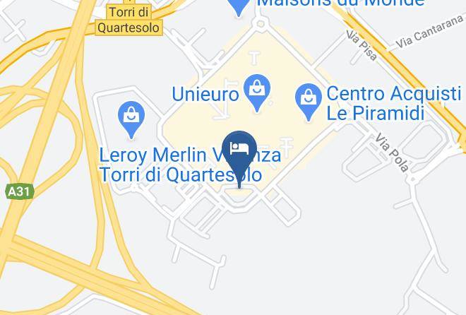 Vicenza - Hotel Piramidi Maps