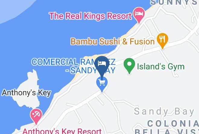 Roatan - Pirate's Den Hotel Maps