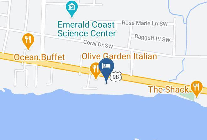 Okaloosa - Pirates' Bay Guest Chambers And Marina Maps