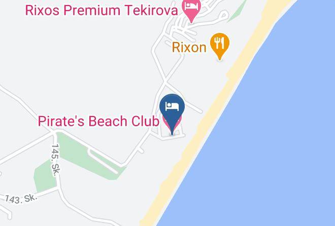 Kemer - Pirate's Beach Club Maps