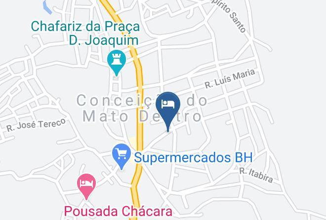 Conceicao Do Mato Dentro - Pires Pousada Maps