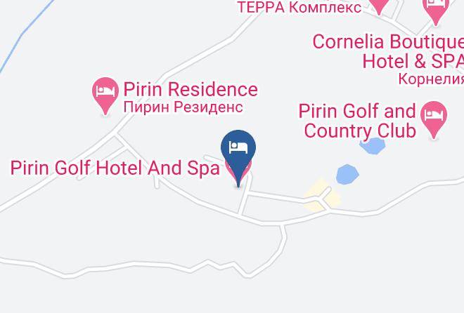 Pirin Golf Hotel And Spa Map