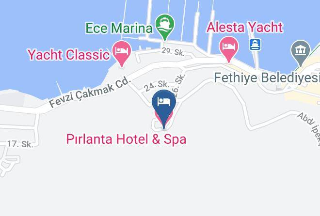 Fethiye - Pirlanta Hotel & Spa Maps