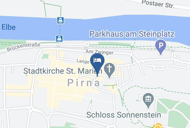 Sachsische Schweiz Osterzgebirge - Pirn'scher Hof Hotel Garni Maps