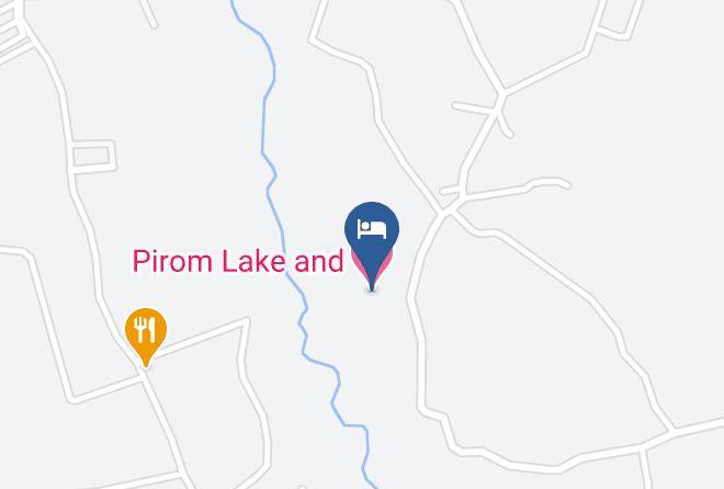 Amphoe Si Maha Phot - Pirom Lake And Resort Maps