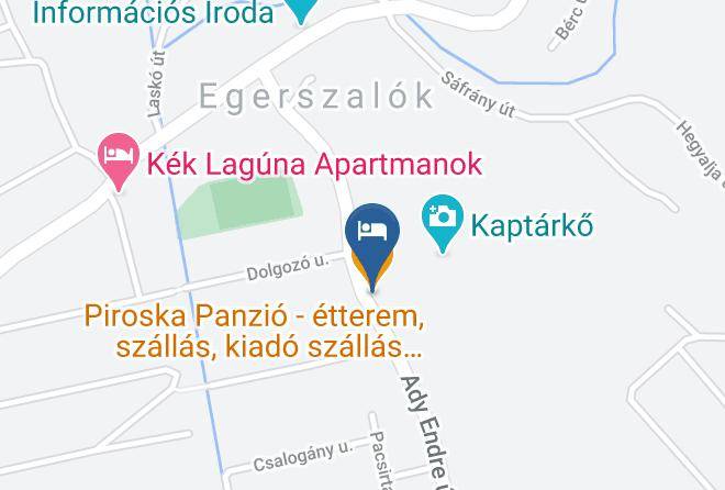 Egerszalok - Piroska Panzio Etterem Szallas Kiado Szallas Kiado Szoba Vendeghaz Maps