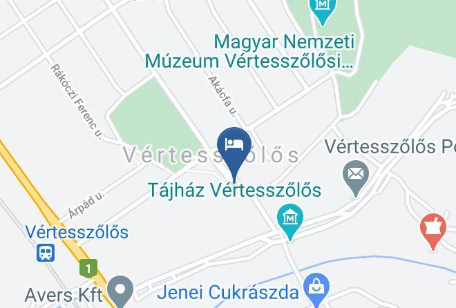 Vertesszrlrs - Piroska Vendeghaz Maps