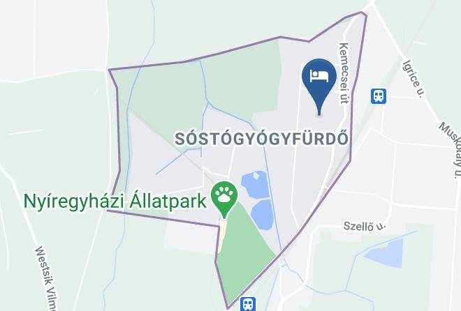 Nyiregyhaza - Piroska Vendeghaz Maps