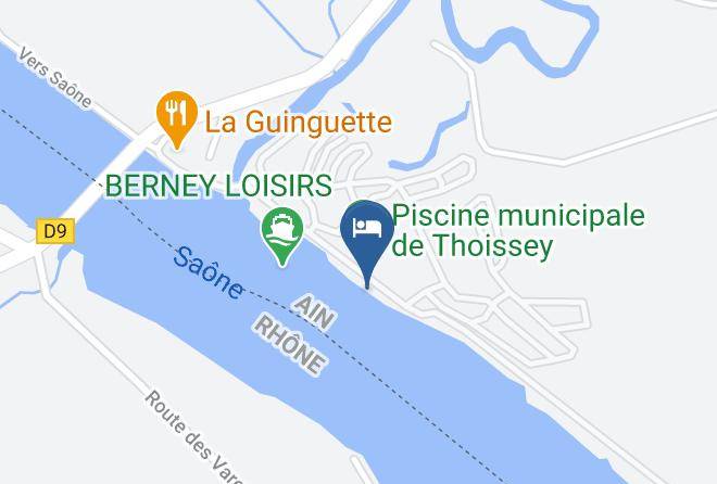 Ain - Piscine De Thoissey Maps