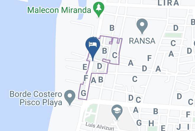 Pisco - Piscomar Peru Maps