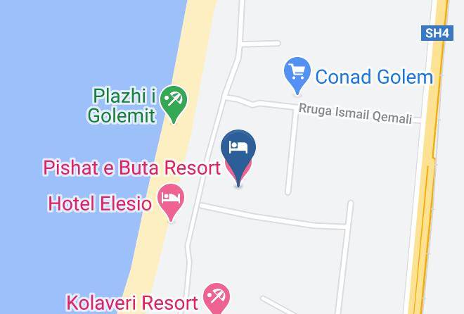Kavaje - Pishat E Buta Resort Maps