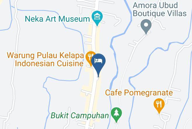 Gianyar Regency - Pita Maha Resort & Spa Maps