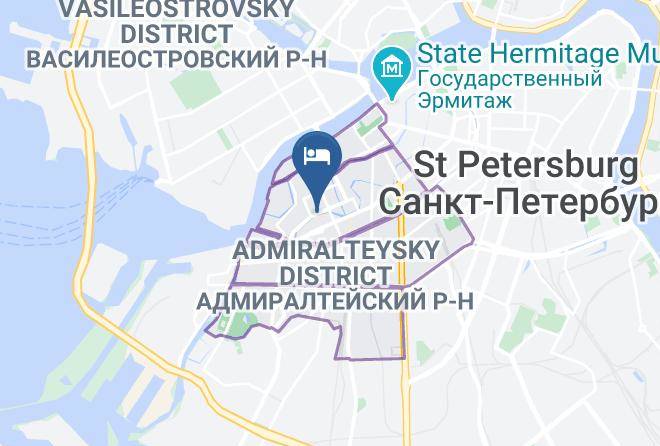 Saint Petersburg - Piter Mini Hotel Maps