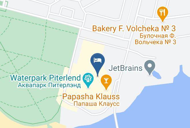 Piterland Hotel Map