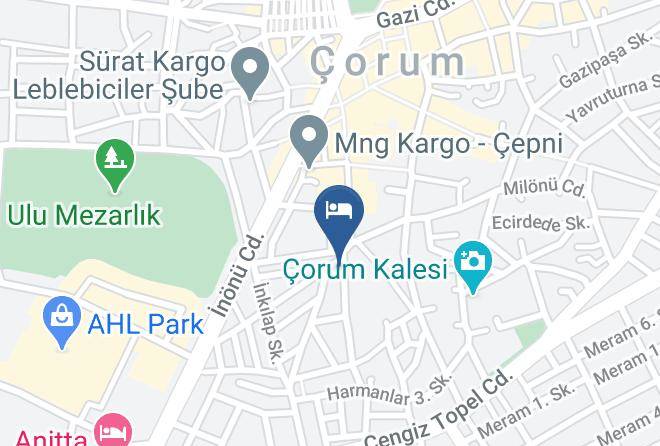 Corum Gulabibey - Pithana Hotel Maps