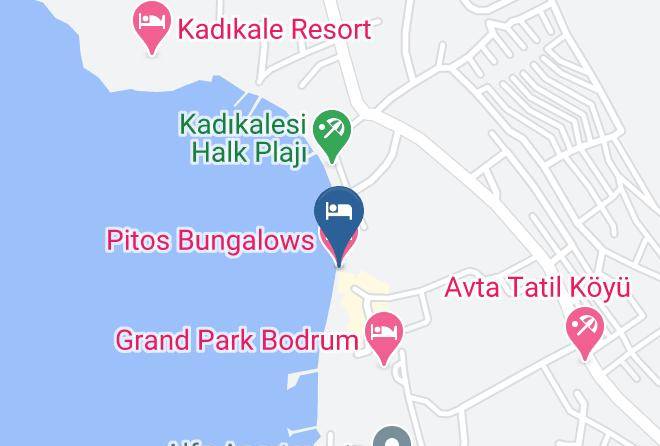 Bodrum - Pitos Bungalows Maps