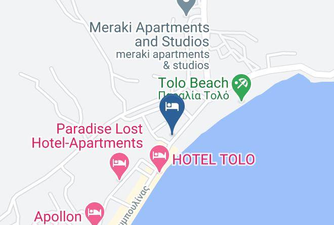 Argolis - Pitsakis Hotel Tolo Maps