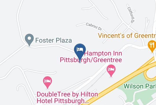 Allegheny - Pittsburgh Plaza Hotel Maps