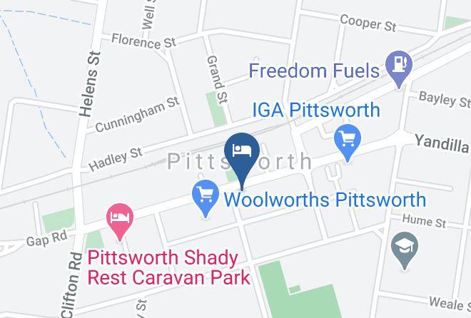 Toowoomba - Pittsworth Hotel Motel Maps