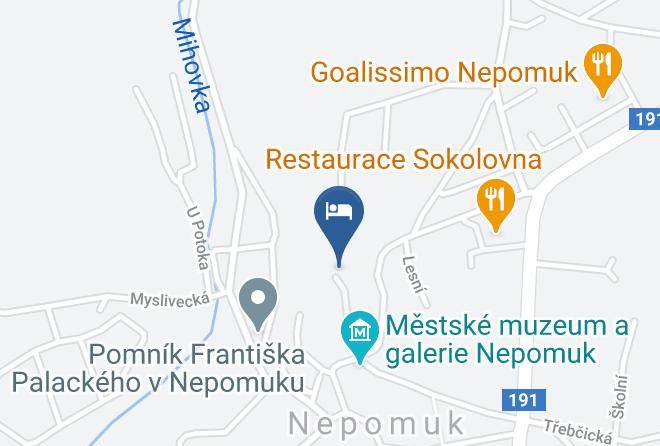 Pilsen South - Pivni Hotel Maps
