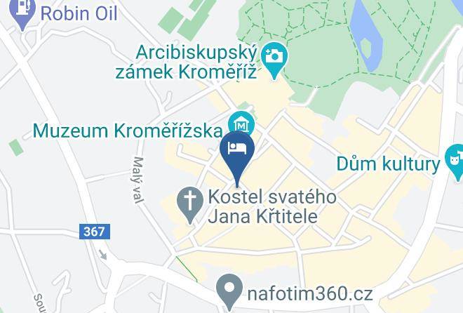 Kromeriz - Pivovar Cerny Orel Maps