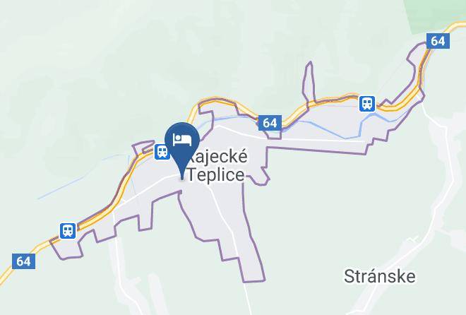 Rajecke Teplice - Pivovar Flamm Maps