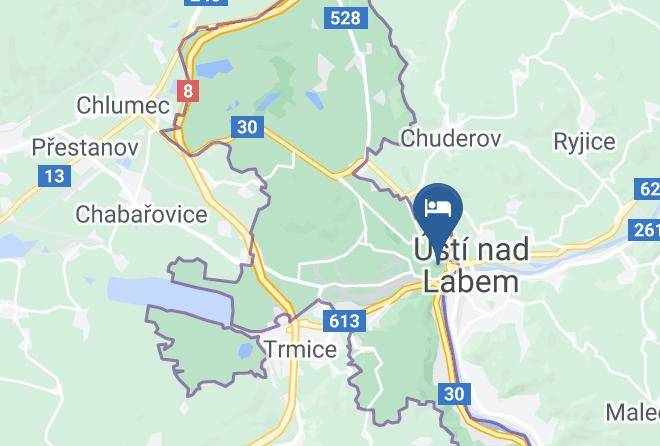 Usti Nad Labem - Pivovar Hotel Na Rychte Maps